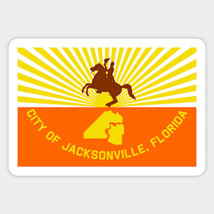 Flag of Jacksonville Magnet